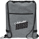 aerial view a graphite reverb drawstring bag, image 1 of 5