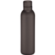 aerial view a black thor copper vacuum insulated bottle 17oz, image 1 of 3