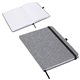 aerial view a gray twill heathered journal, image 1 of 2
