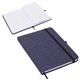 aerial view a navy blue twill heathered journal, image 1 of 2