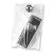 aerial view a clear 10 x 15 clear lo - density plastic door knob bag, 1.0 mil, image 1 of 2