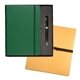 aerial view a hunter green leeman tuscany(tm) journal and executive stylus pen set, image 1 of 2