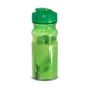 aerial view a lime green cooling towel in water bottle, image 1 of 4