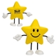 aerial view a yellow star figure - stress reliever, image 1 of 2