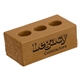 aerial view a brown brick with holes - stress reliever, image 1 of 2