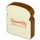 aerial view a brown/beige bread slice - stress reliever, image 1 of 2