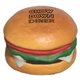 aerial view a tan hamburger - stress reliever, image 1 of 2