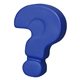 aerial view a blue question mark - stress reliever, image 1 of 2