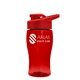 18 oz Transparent Bottle with Drink - Thru Lid