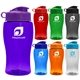18 oz Transparent Bottle with Flip Lid