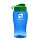 18 oz Transparent Bottle with Flip Lid