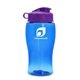 18 oz Transparent Bottle with Flip Lid