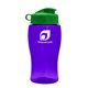 18 oz Transparent Bottle with Flip Lid