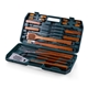 18- Piece Wood Handled BBQ Set