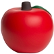 aerial view a red handcrafted red apple squeezies stress reliever, image 1 of 7