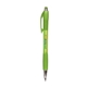 a translucent green mardi gras grip pen, full color digital