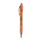 a translucent orange mardi gras grip pen, full color digital