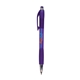 a translucent purple mardi gras grip pen, full color digital