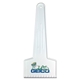 aerial view a white large ice scraper, full color digital, image 1 of 2