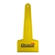 a yellow large ice scraper, full color digital