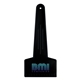 a black large ice scraper, full color digital