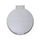 aerial view a solid white round mirror, full color digital, image 1 of 2
