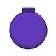 aerial view a translucent purple round mirror, full color digital, image 1 of 2