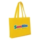 a yellow nw tote bag, full color digital