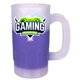 a frosted to purple mood(tm) 14 oz beer stein (1 side), full color digital