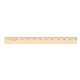 aerial view a clear lacquer 12 clear lacquer wood ruler, full color digital, image 1 of 2