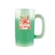 a frosted to green mood(tm) 14 oz beer stein (2 side), full color digital