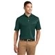 aerial view a dark green sport - tek(r) dri - mesh(r) polo, image 1 of 7