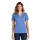 aerial view a blueberry sport - tek(r) womens dri - mesh(r) v - neck polo, image 1 of 6