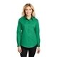 aerial view a court green port authority(r) womens long sleeve easy care shirt - colors, image 1 of 6