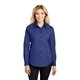aerial view a mediterranean blue port authority(r) womens long sleeve easy care shirt - colors, image 1 of 6