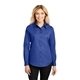 aerial view a royal/ classic navy port authority(r) womens long sleeve easy care shirt - colors, image 1 of 6