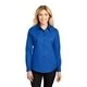 aerial view a strong blue port authority(r) womens long sleeve easy care shirt - colors, image 1 of 5