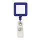 aerial view a blue divo badge holder with clip, image 1 of 2