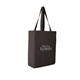 Black aerial view a black black 9 oz cotton canvas all purpose tote, image 1 of 2