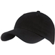 aerial view a black traditional 6- panel front runner cap, image 1 of 2