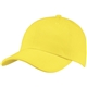 aerial view a yellow traditional 6- panel front runner cap, image 1 of 4