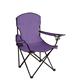 aerial view a purple captains camping folding chair, image 1 of 3