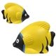 aerial view a yellow/black tropical fish - stress reliever, image 1 of 2