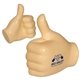 aerial view a beige hand thumbs up - stress reliever, image 1 of 2