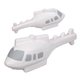 aerial view a white helicopter - stress reliever, image 1 of 2