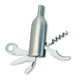 aerial view a silver 6- function wine tool, image 1 of 2