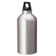 aerial view a silver sonia 16.9 oz flask with twist top, image 1 of 2