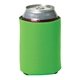 aerial view a lime pocket 4mm sponge foam sleeve koozie, image 1 of 2