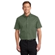 aerial view a clover green port authority(r) short sleeve easy care shirt - colors, image 1 of 6