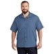 aerial view a blue port authority(r) easy care camp shirt, image 1 of 6